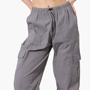 Urbanology Gray Parachute Cargo Pants